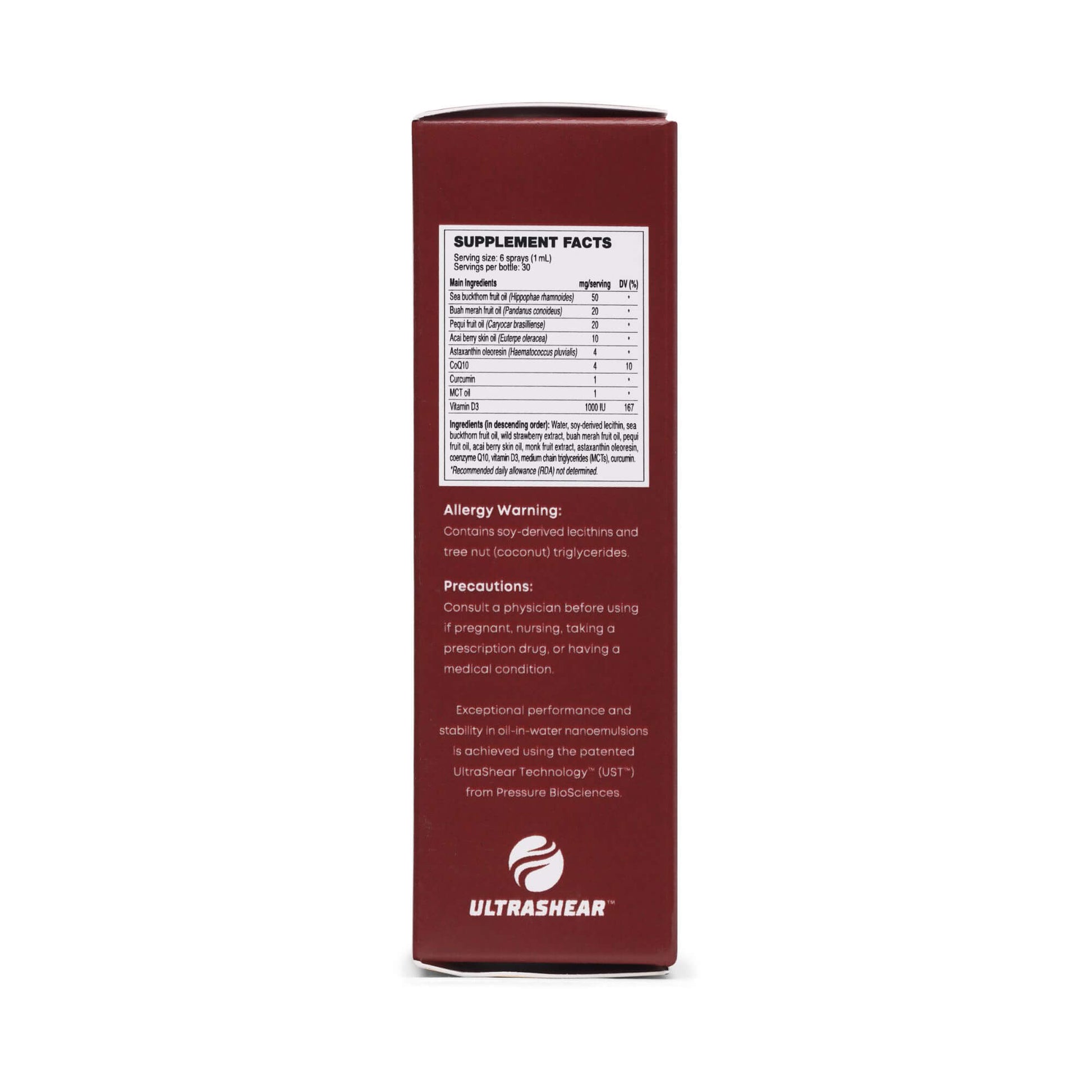 Super Antioxidant Oil Complex Oral NanoSpray